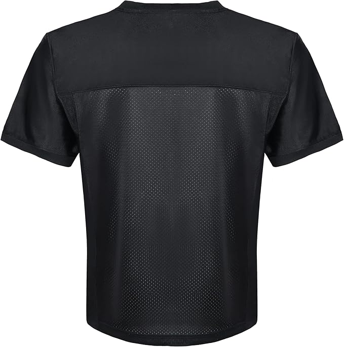 Black Soccer Jersey with a Simple, Clean Design