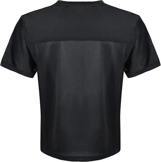 Black Soccer Jersey with a Simple, Clean Design